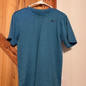 Nike Men's Heathered Blue Short Sleeve Tee